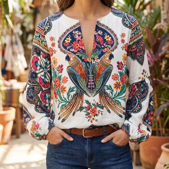 Blusa Floral Ligera para Mujeres