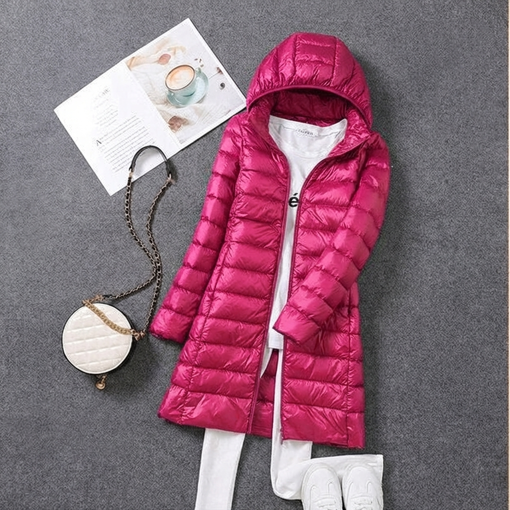 Chaqueta con Capucha Desmontable para Mujeres