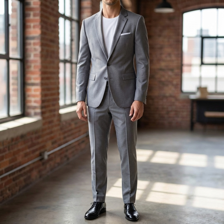 Traje Elegante de Hombre con Blazer y Pantalones
