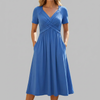 Vestido Corto Cruzado para Mujeres