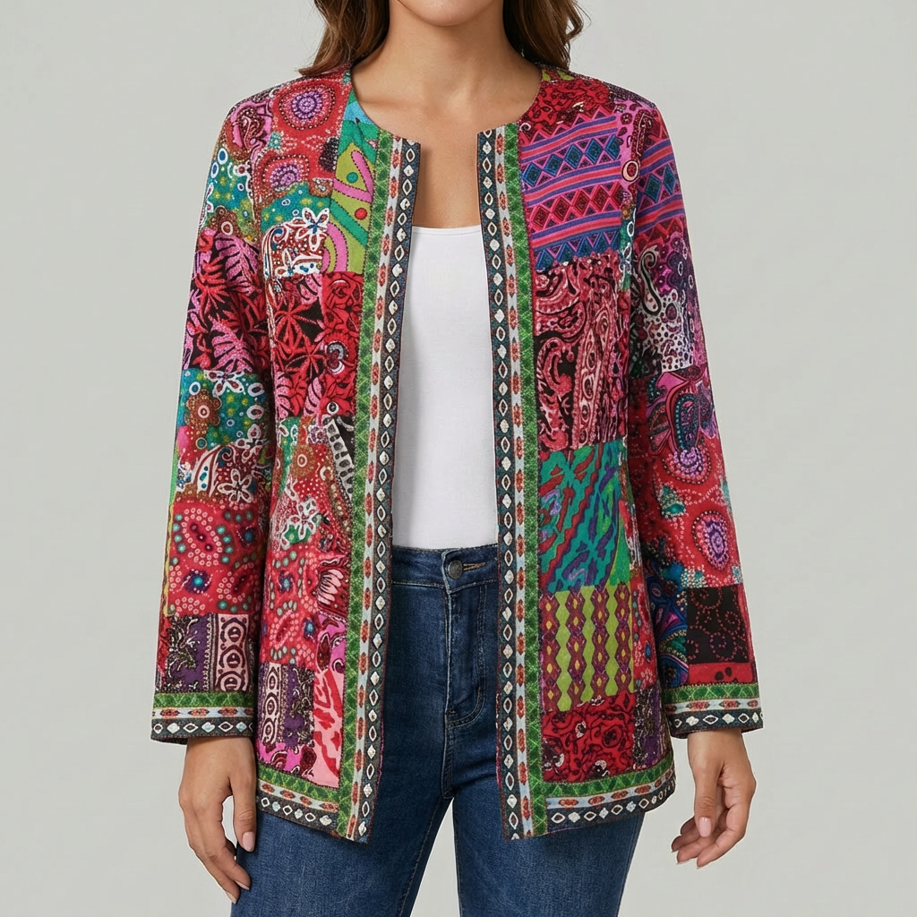 Cardigan de Punto Inspirado en Retro