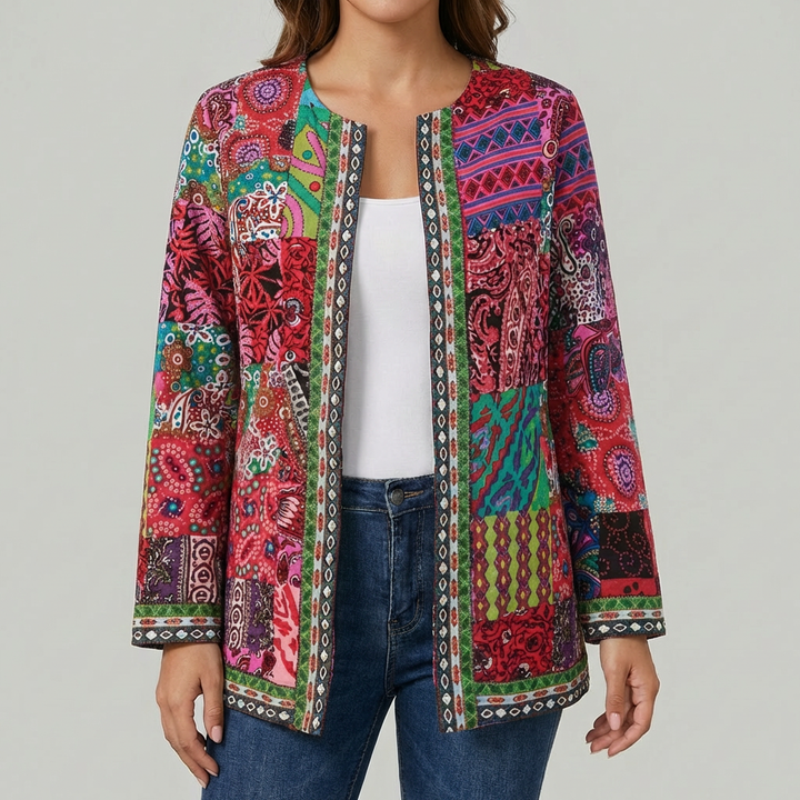 Cardigan de Punto Inspirado en Retro