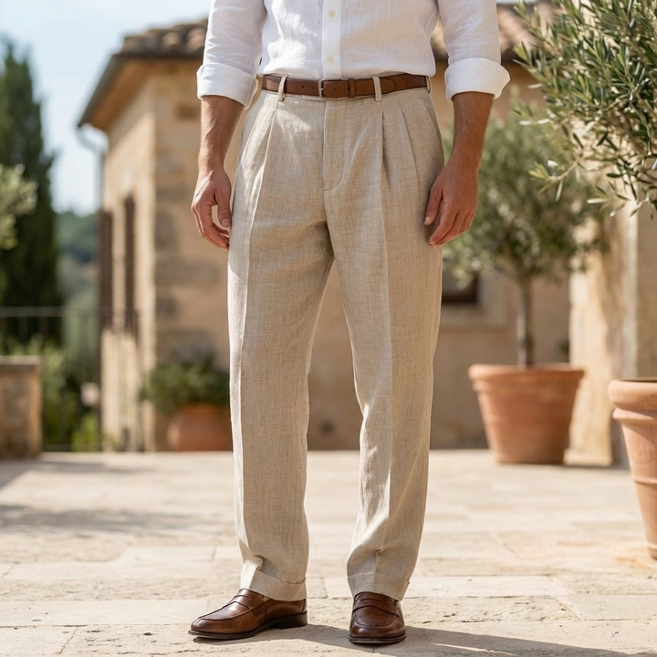 Pantalones Livianos de Lino para Hombres