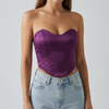 Top Crop Corset Sin Tirantes