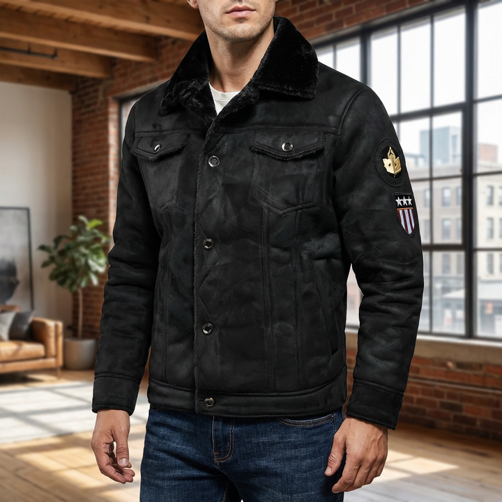 Estilo Calidez - Chaqueta Bomber de Invierno para Hombres