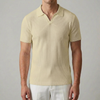 Camisa Polo Casual Sin Botones para Hombres