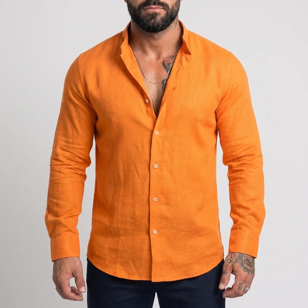 Camisas Casuales de Mangas Largas para Hombres