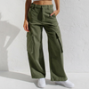 Pantalones Cargo de Alta Cintura a la Moda para Mujeres