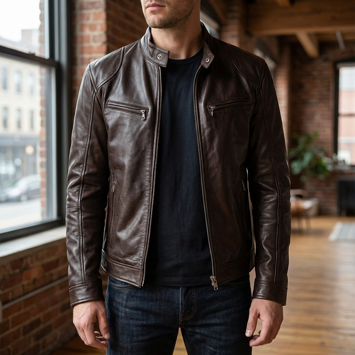 Chaqueta de Cuero para Hombres