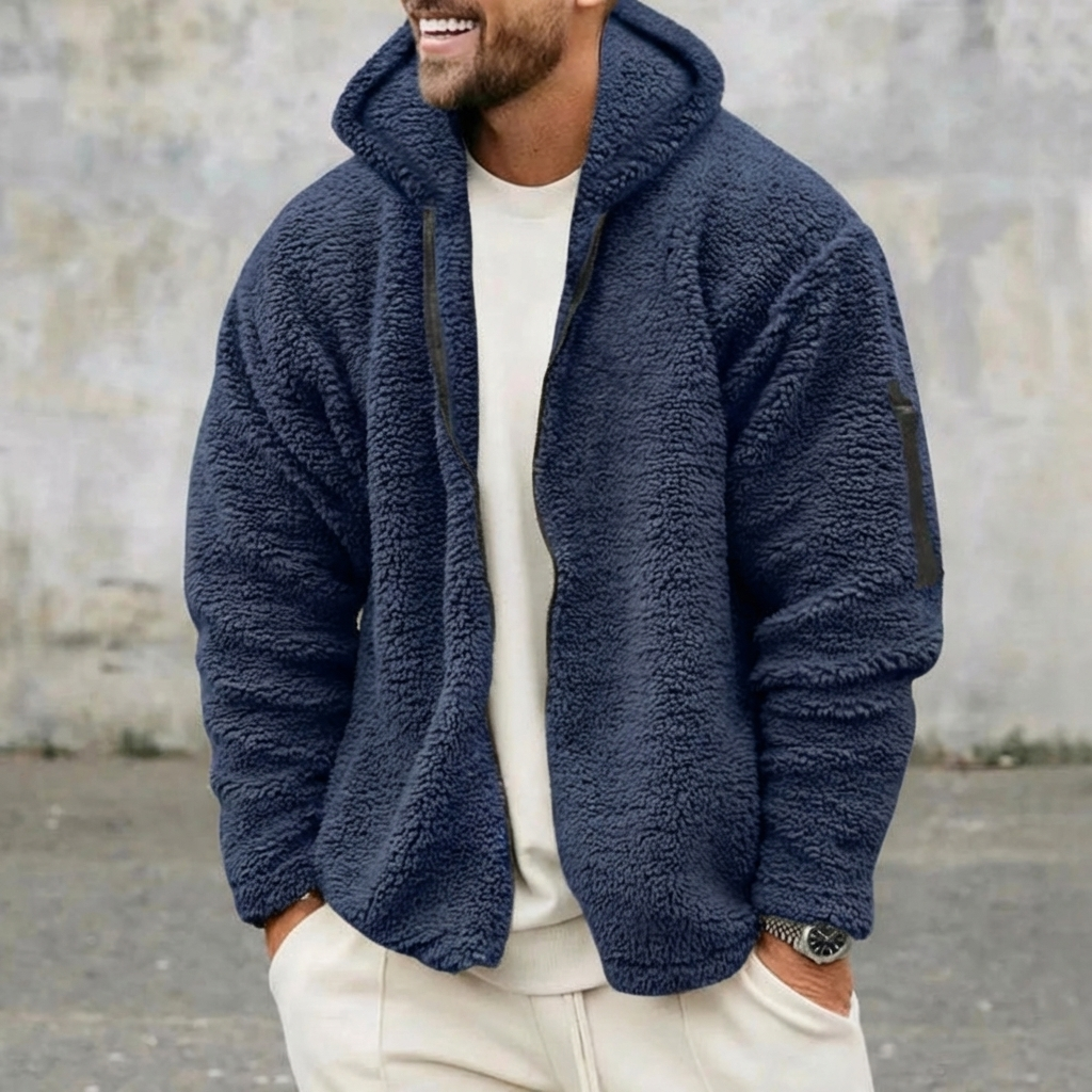 Chaqueta de Forro Polar Reversible para Hombres