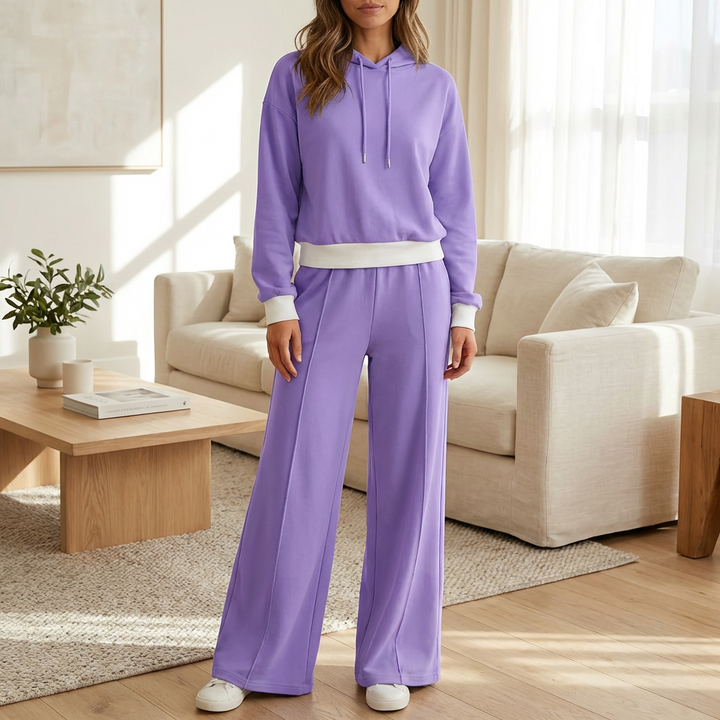 Conjunto de Lounge de Jogging de Dos Piezas Estiloso para Mujeres