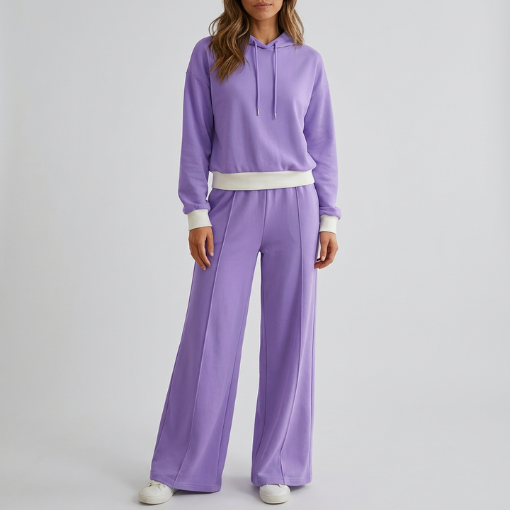 Conjunto de Lounge de Jogging de Dos Piezas Estiloso para Mujeres