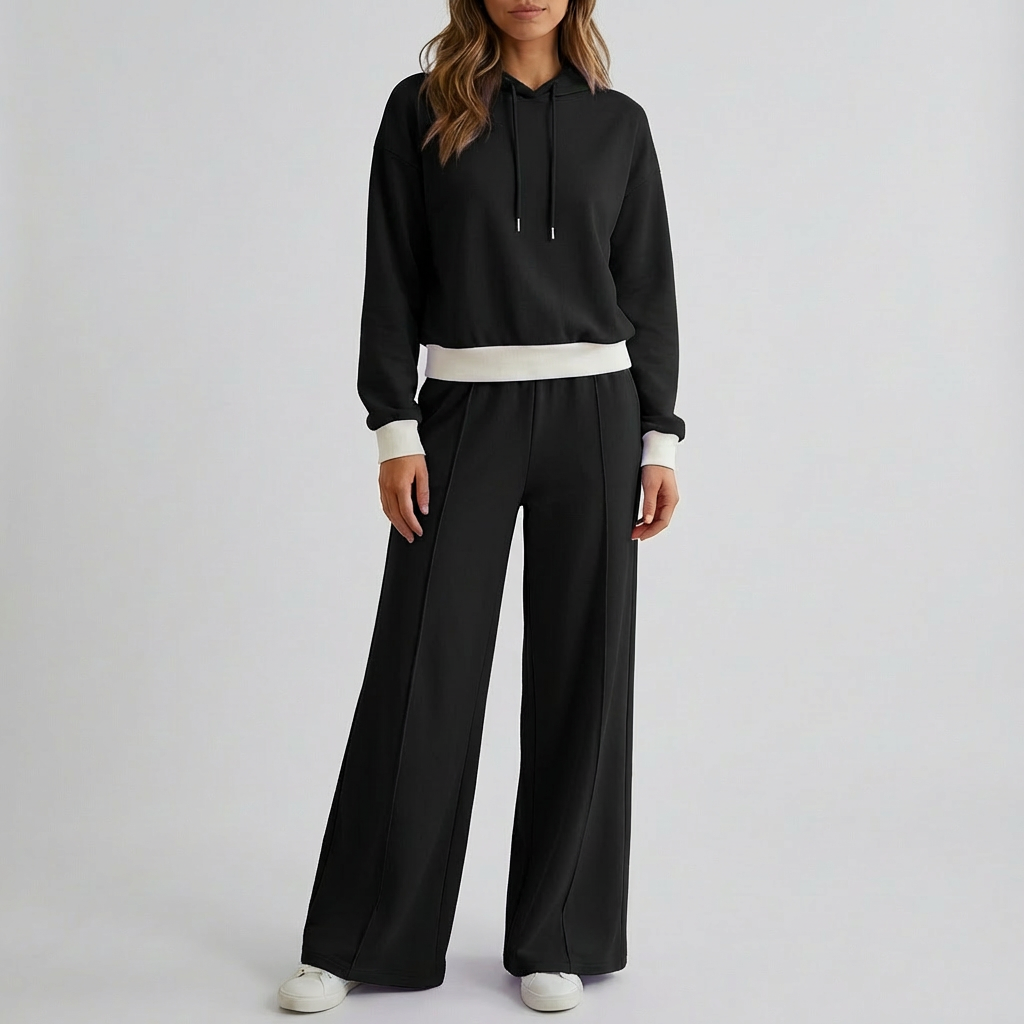 Conjunto de Lounge de Jogging de Dos Piezas Estiloso para Mujeres