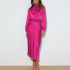 Vestido de Noche de Satén Elegante para Mujeres