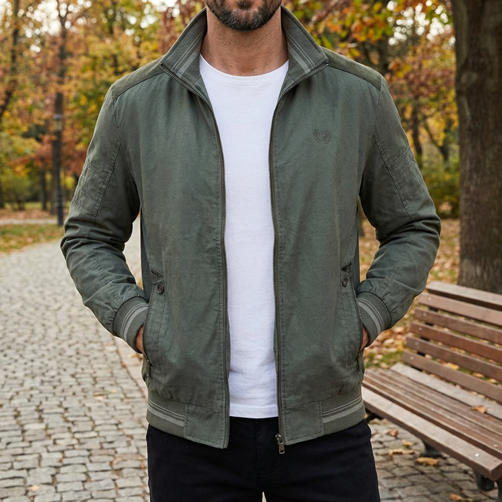 Chaqueta Estilo Ligero y Sin Esfuerzo para Hombres