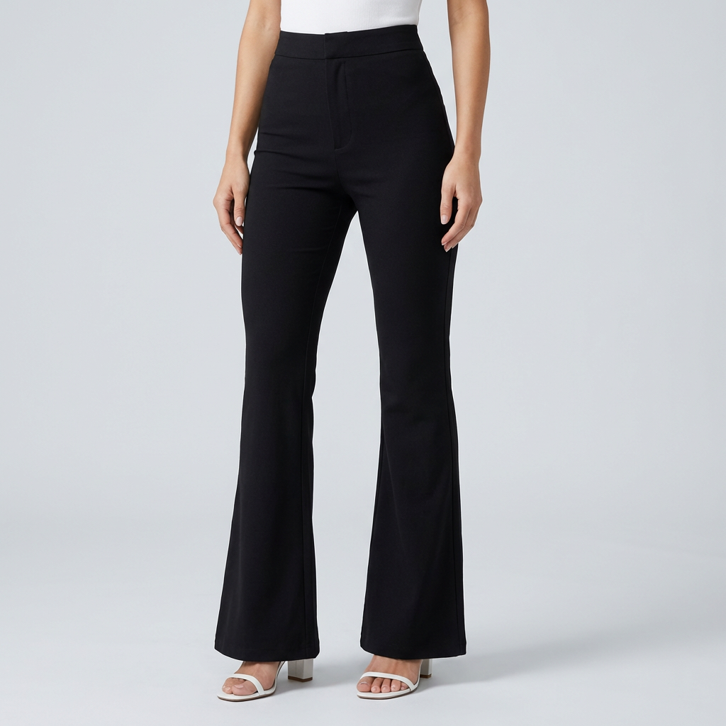 Pantalones de Pana Anchos a la Moda para Mujeres