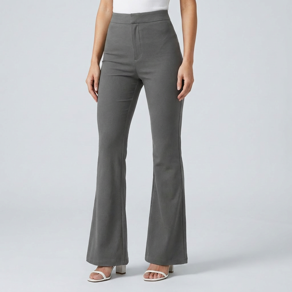 Pantalones de Pana Anchos a la Moda para Mujeres
