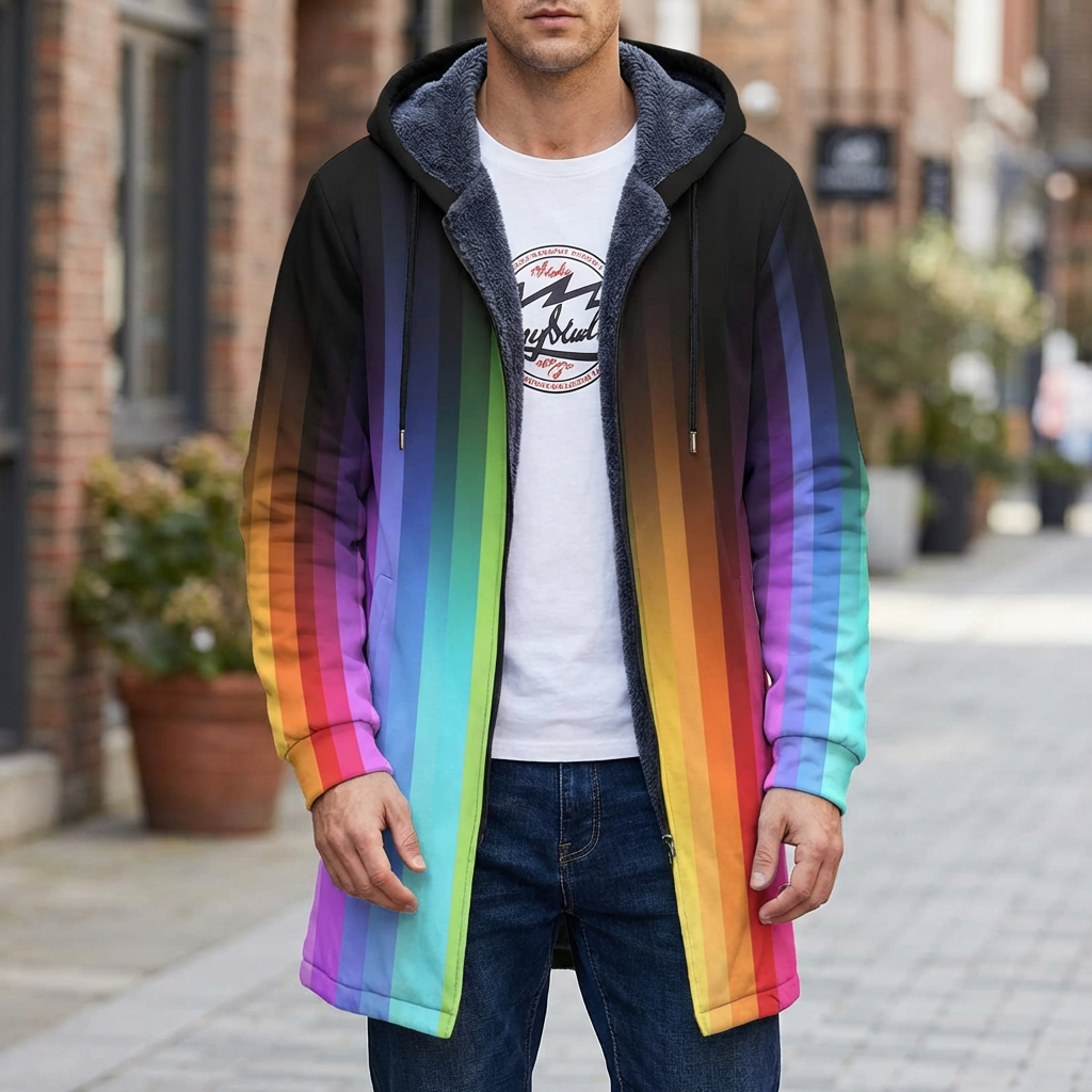 Chaleco Color Bloque Retro para Hombres