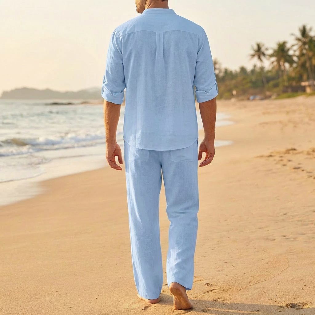 Conjunto de Verano de 2 Piezas para Hombres