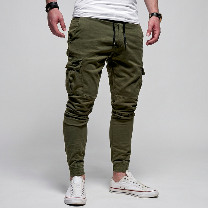 Pantalones Cargo con Bolsillos con Solapa para Hombres