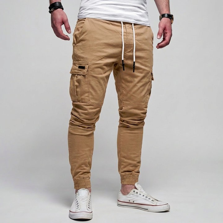 Pantalones Cargo con Bolsillos con Solapa para Hombres