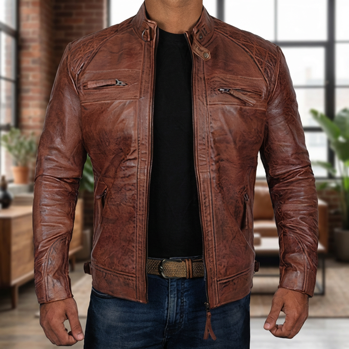 Chaqueta de Motocicleta Resistente para Hombres