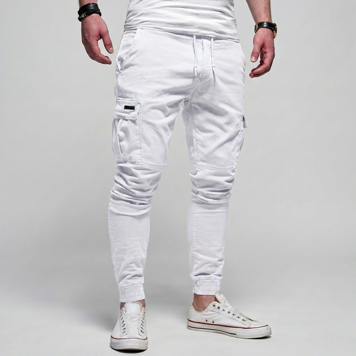 Pantalones Cargo con Bolsillos con Solapa para Hombres