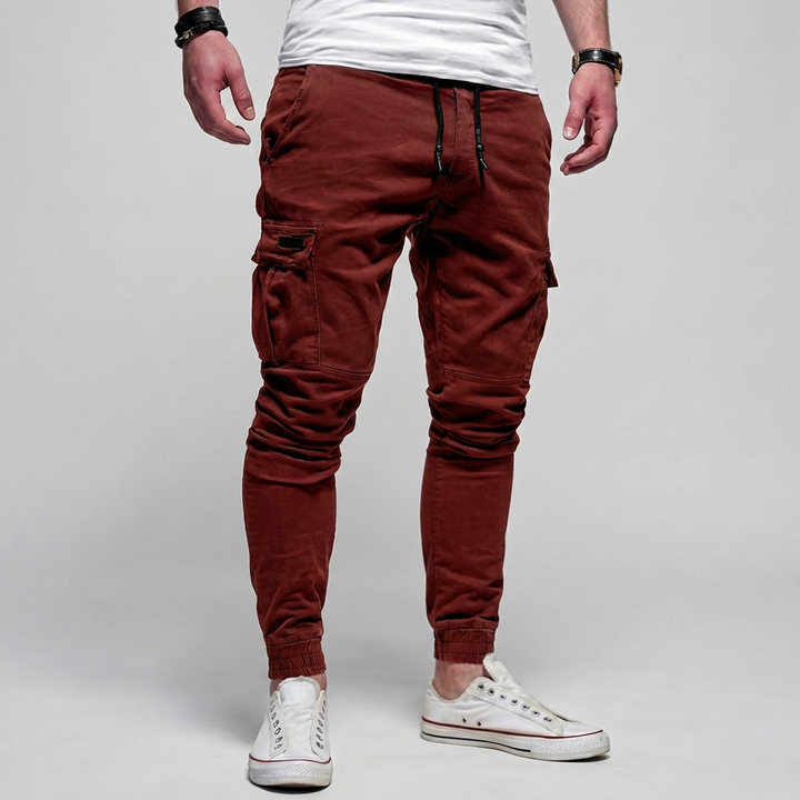 Pantalones Cargo con Bolsillos con Solapa para Hombres