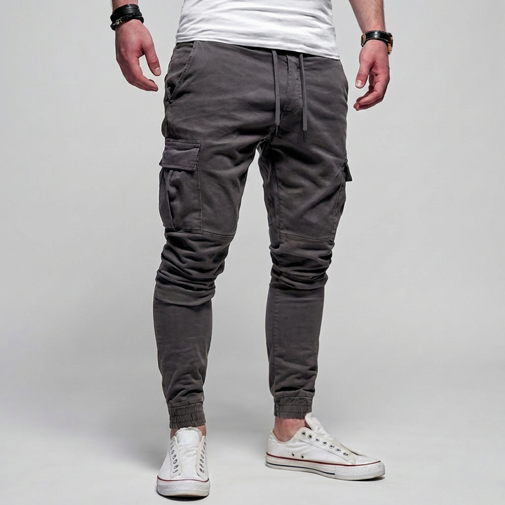 Pantalones Cargo con Bolsillos con Solapa para Hombres