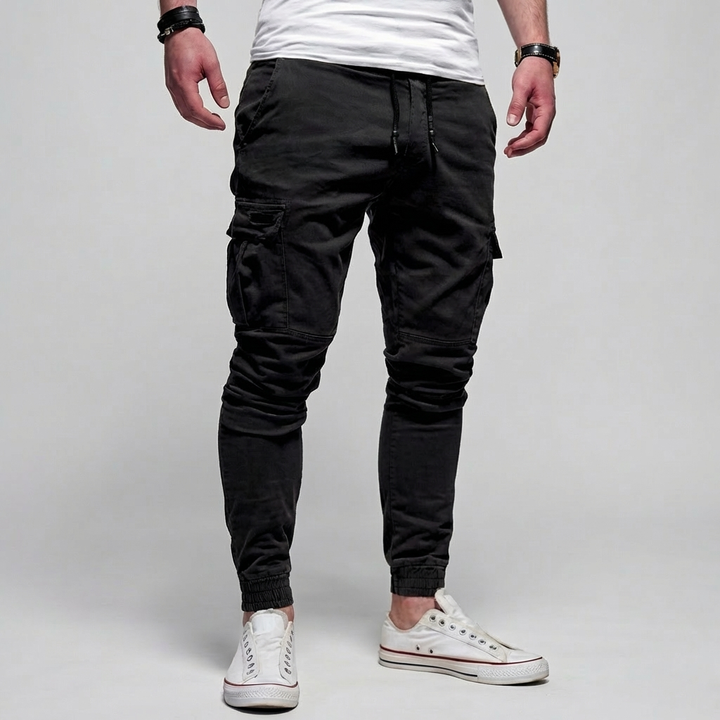Pantalones Cargo con Bolsillos con Solapa para Hombres