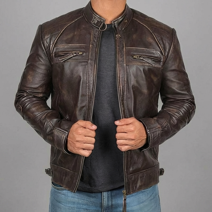 Chaqueta de Motocicleta Resistente para Hombres