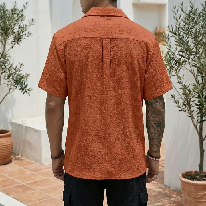 Camisa de Negocios de Verano para Hombres