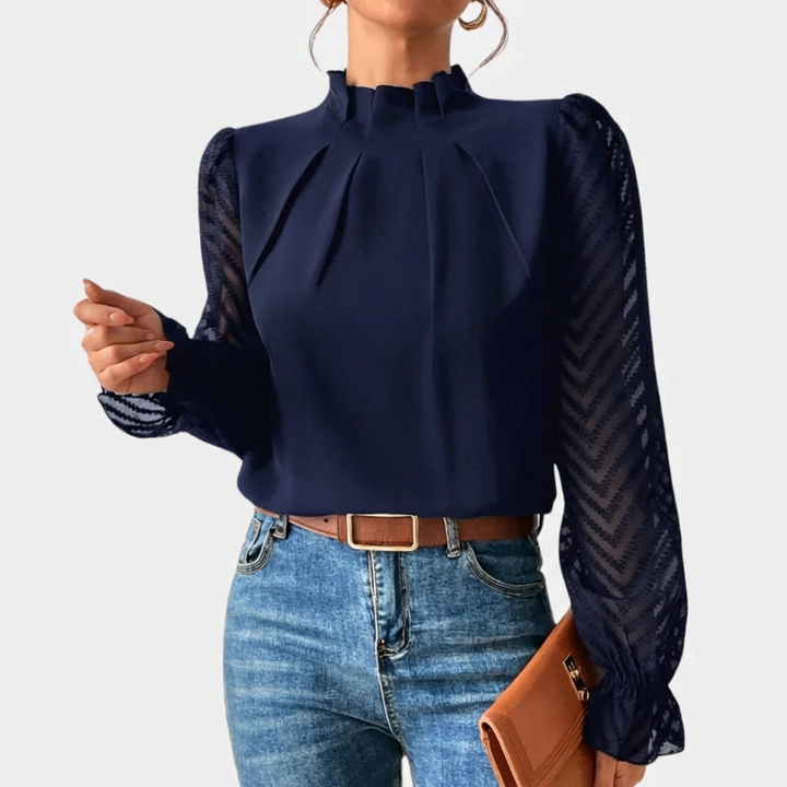 Blusa Elegante de Manga Larga para Mujeres