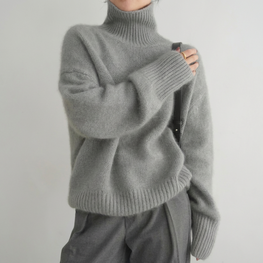 Suéter de Cuello Alto para Mujeres
