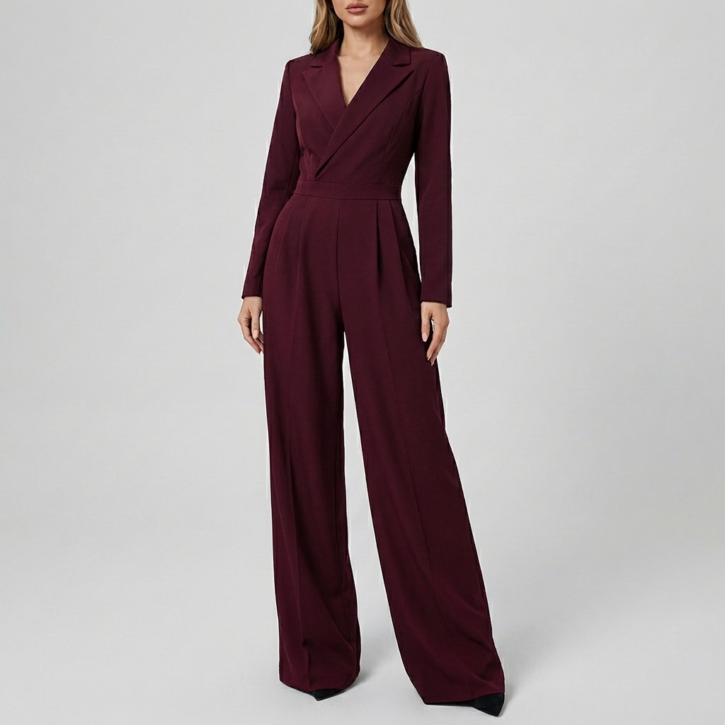 Mono Elegante de Manga Larga para Mujeres
