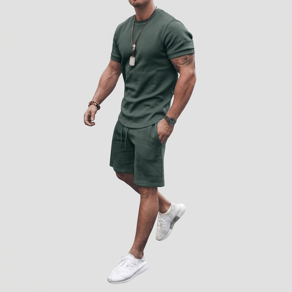 Conjunto Casual de Verano de Dos Piezas