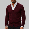 Suéter de Cardigan de Punto para Hombres