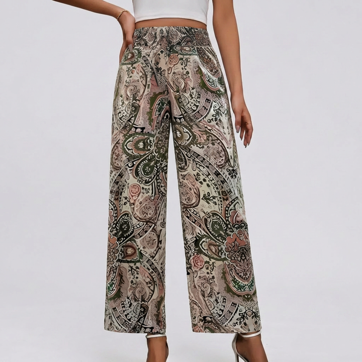 Pantalón Ancho Bohemio para Mujeres