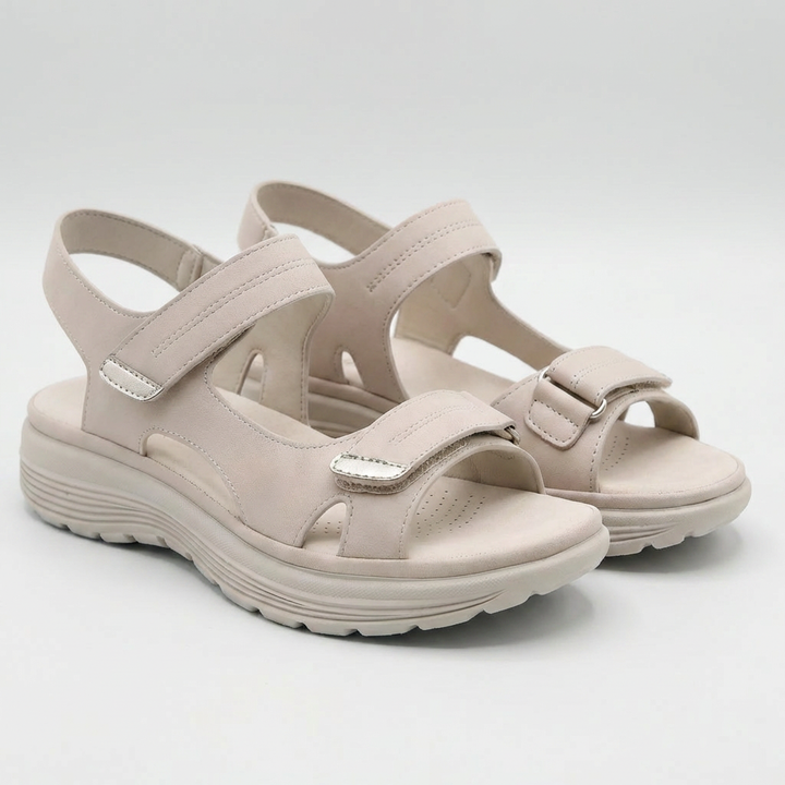 Sandalias Abiertas con Correa Ajustable para Mujeres