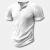 Camiseta Henley Slim-Fit para Hombres con Cierre de Botón
