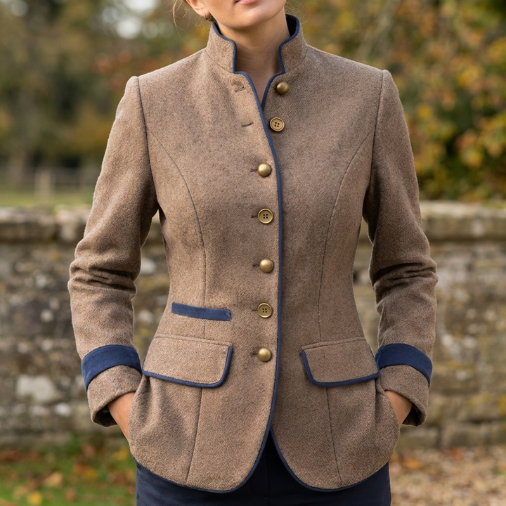 Chaqueta Elegante para Mujeres en Color Sólido
