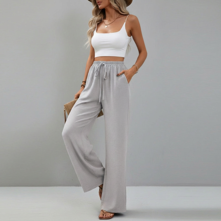 Pantalones de Pierna Recta de Verano para Mujeres