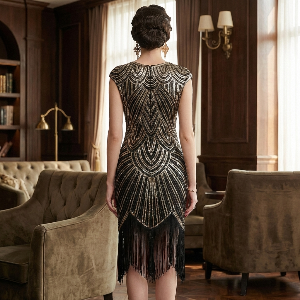 Vestido Flapper para Mujeres