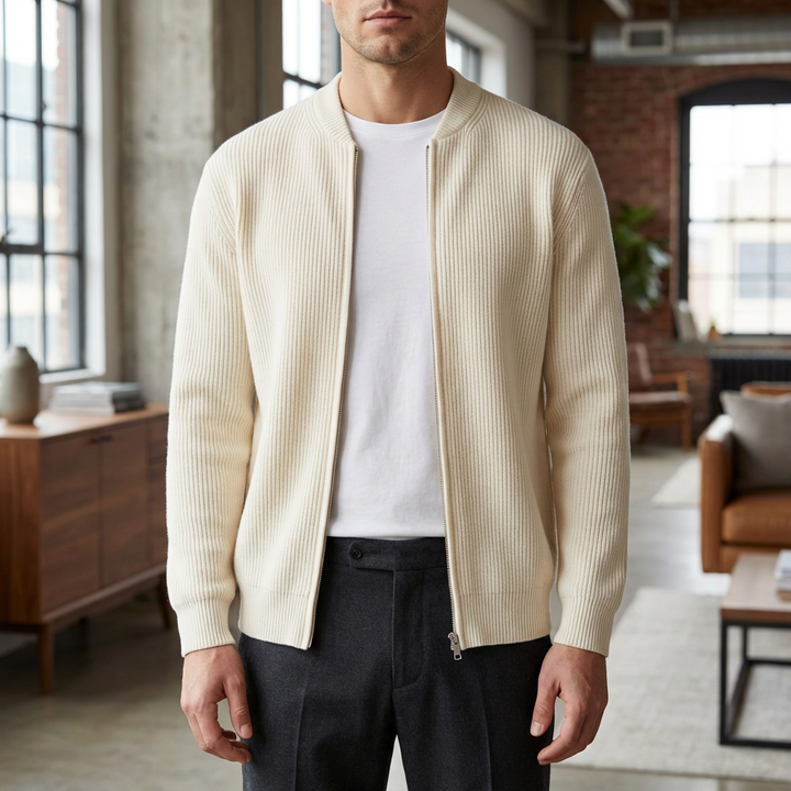 Cardigan de Punto Cálido y Estiloso para Hombres