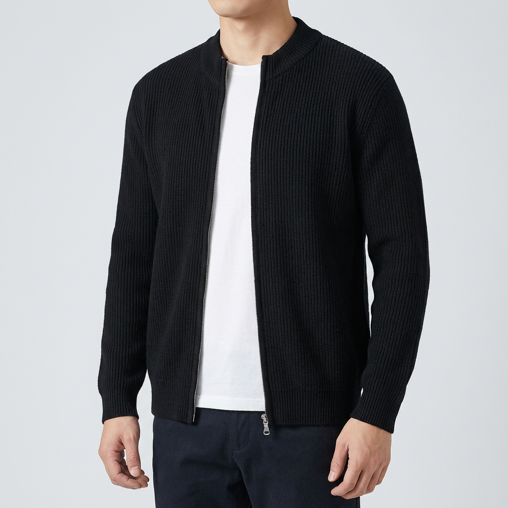 Cardigan de Punto Cálido y Estiloso para Hombres