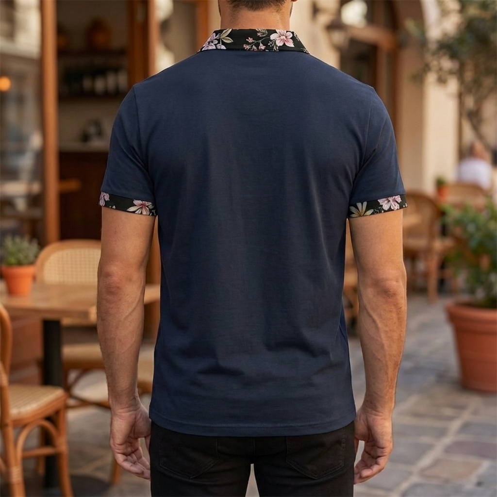 Camisa Polo de Manga Corta Ajuste Clásico para Hombres