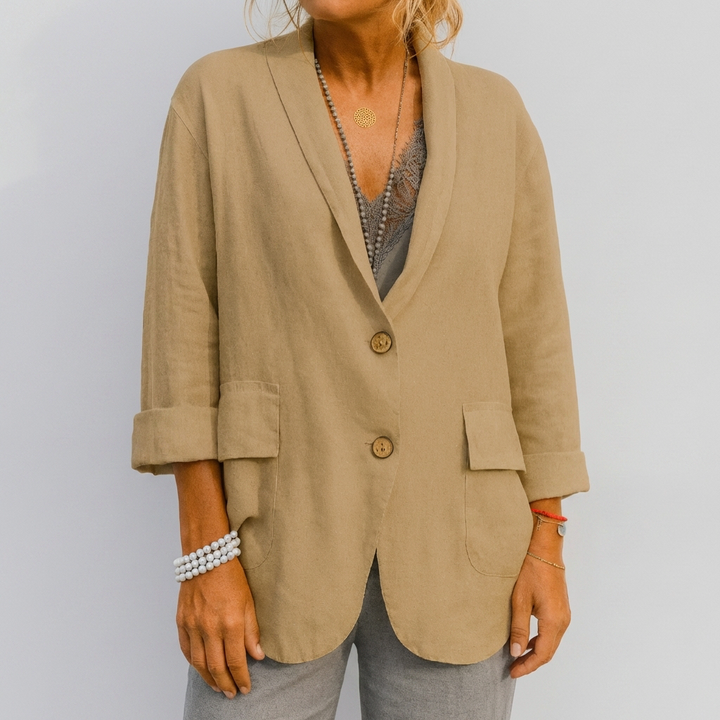 Blazer Ligero Relajado para Mujeres