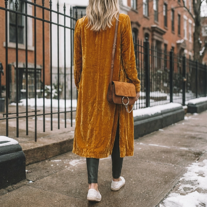 Cardigan Largo Duster para Mujeres
