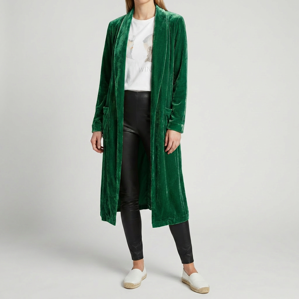 Cardigan Largo Duster para Mujeres