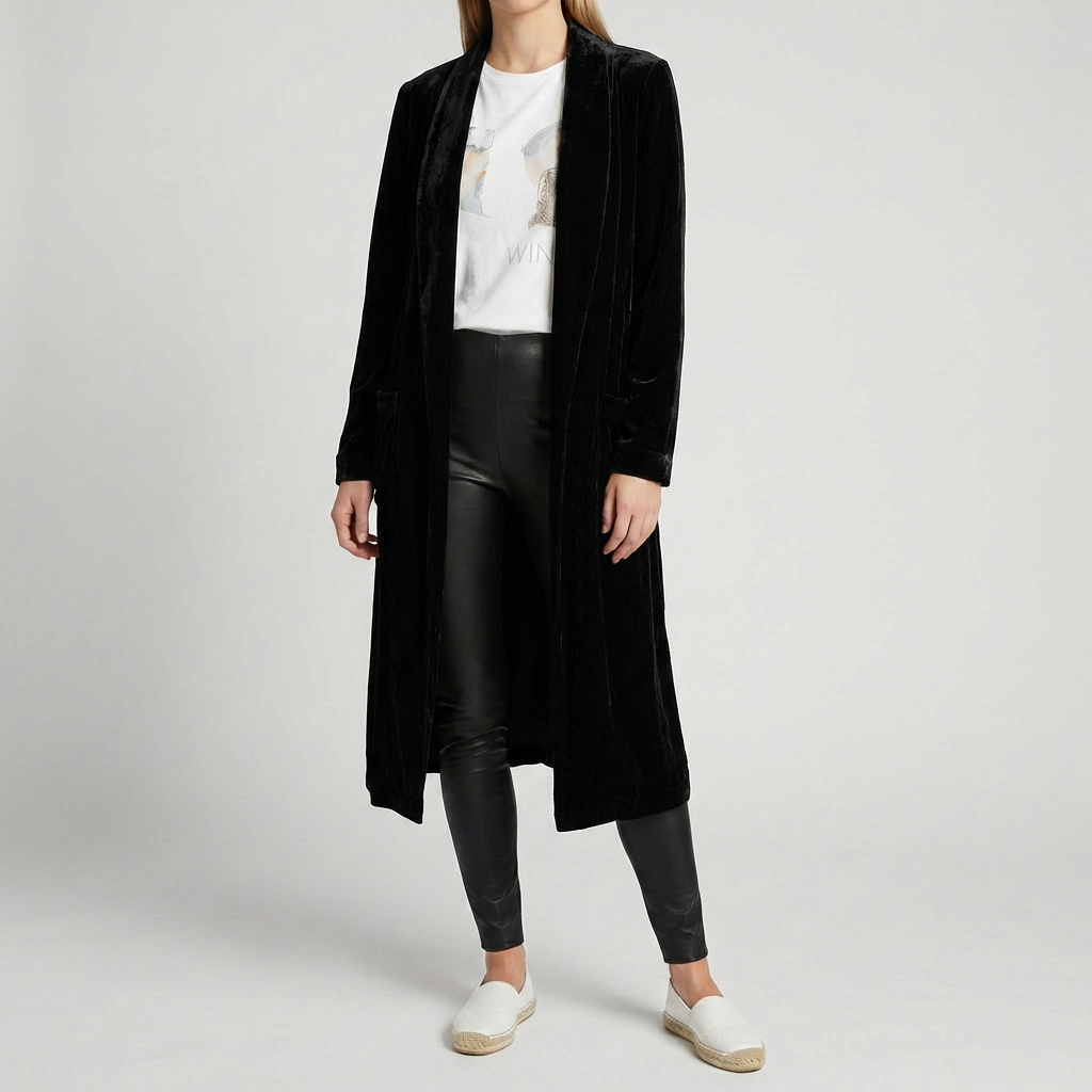 Cardigan Largo Duster para Mujeres